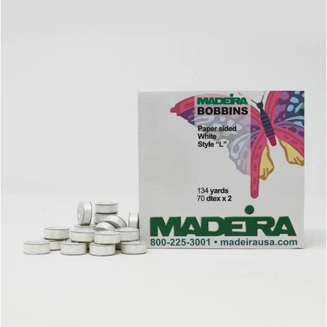 Madeira Sided Bobbin White