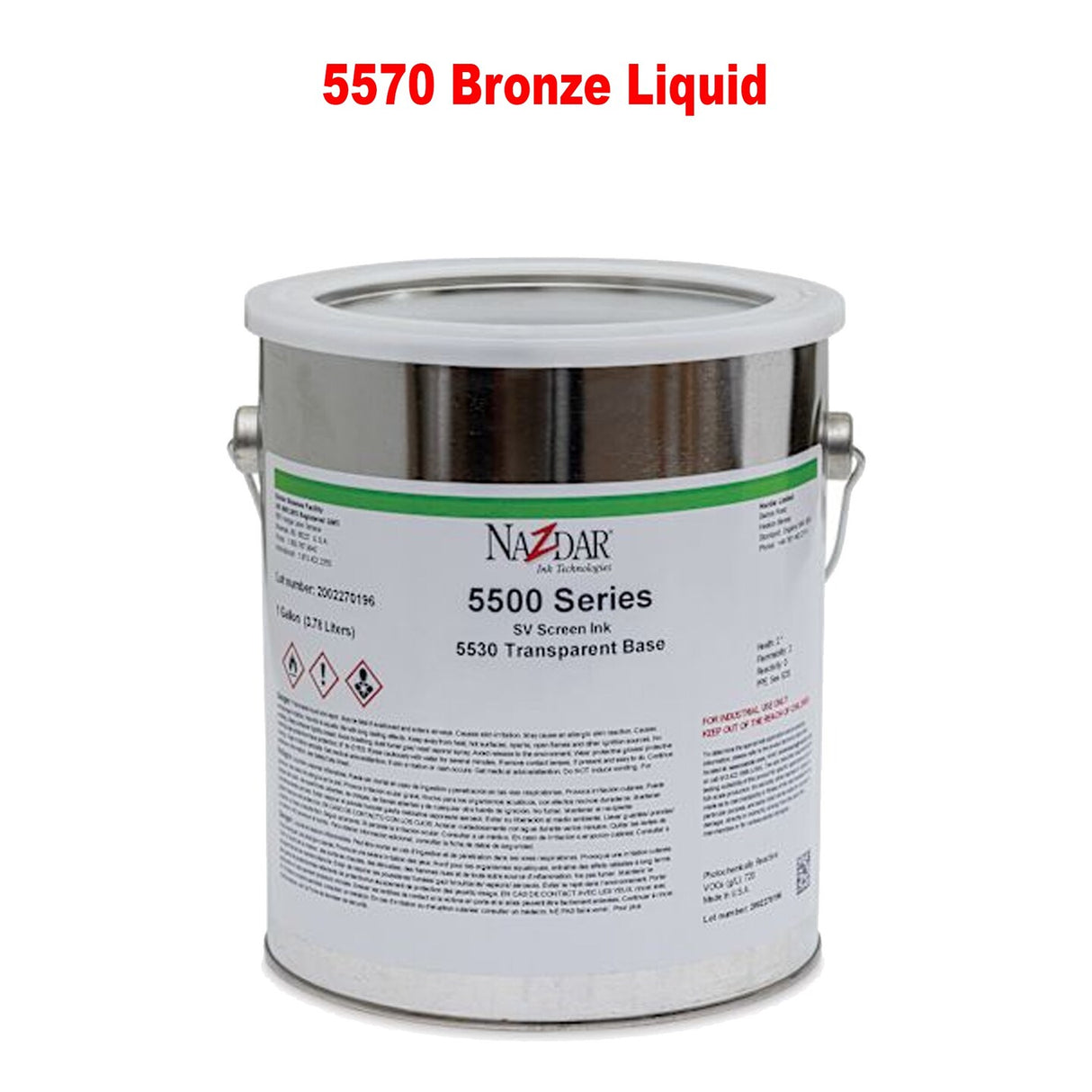 Nazdar Flat Poster Screen Ink