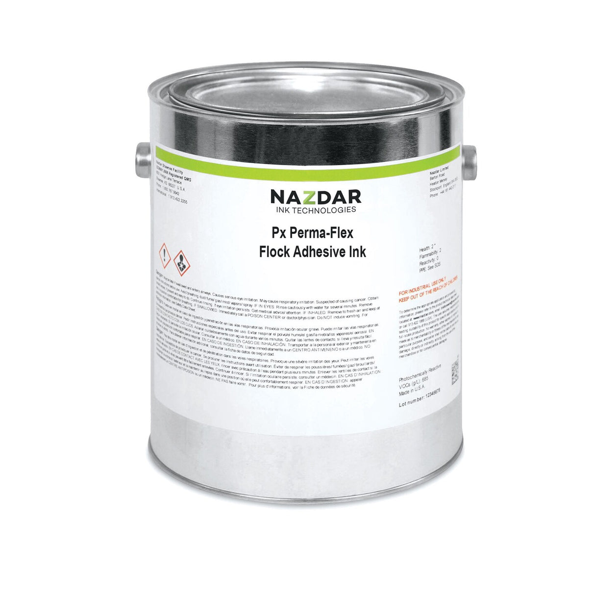 Nazdar Px Perma-Flex Flock Adhesive Ink Quality for Printing