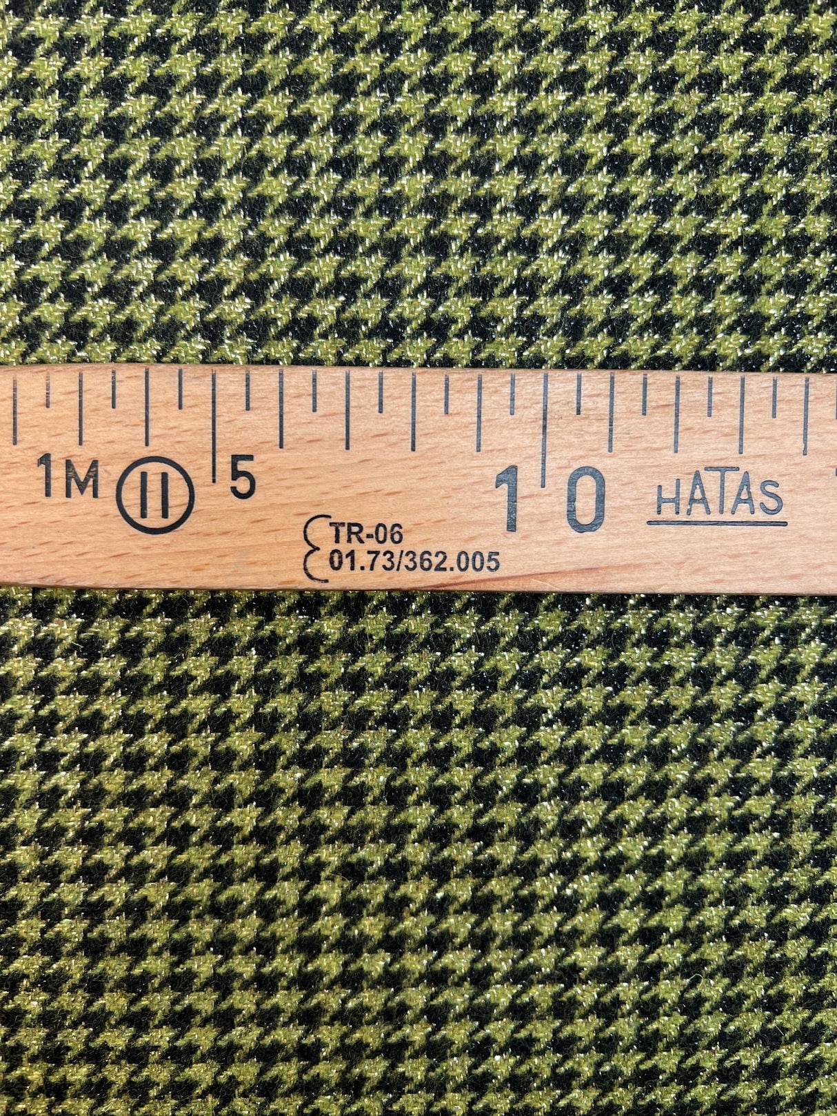 Wool Houndstooth Tweed Suit Fabric