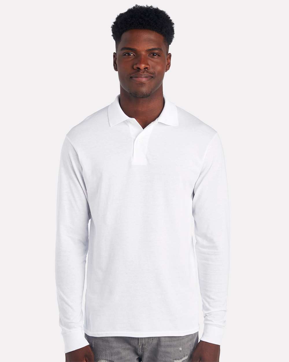 JERZEES® Men’s Dri-Power Long Sleeve Polo
