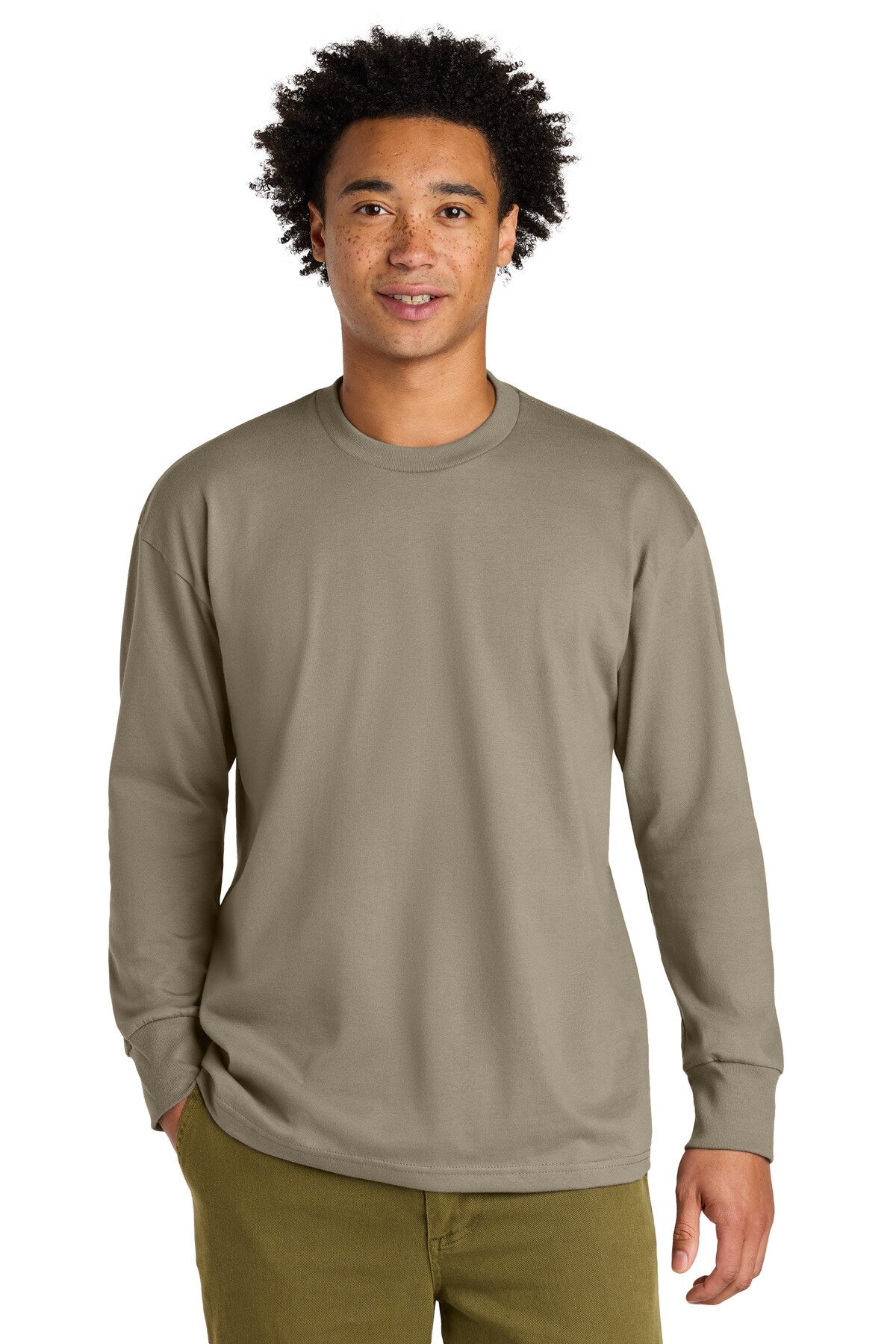 Next Level Apparel® Heavyweight Crewneck Long Sleeve Tee