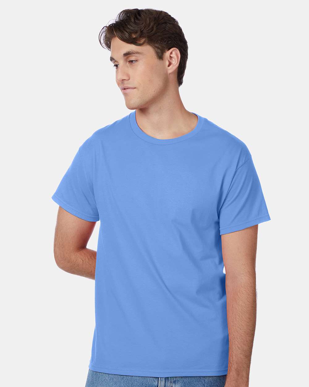 12 Pack Men's Authentic 100% Cotton Crew Neck T-Shirt