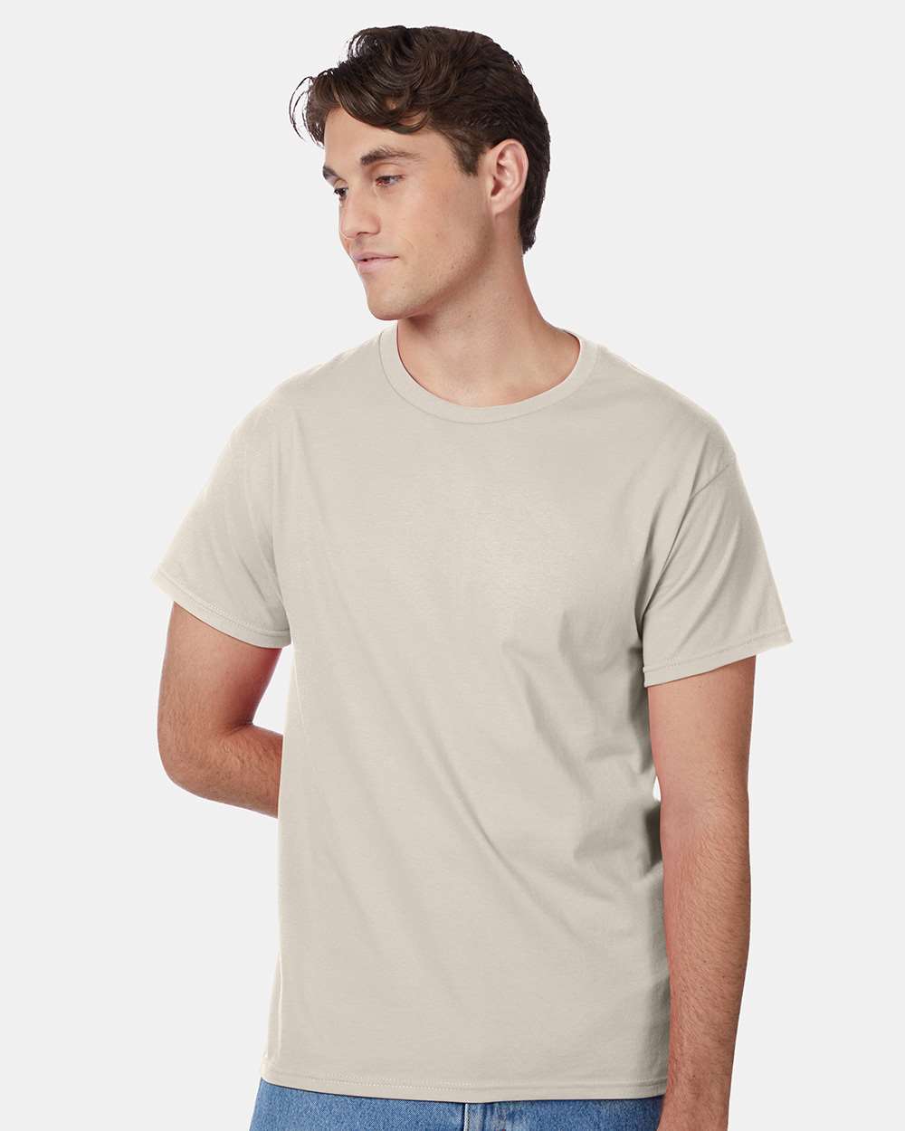 12 Pack Men's Authentic 100% Cotton Crew Neck T-Shirt
