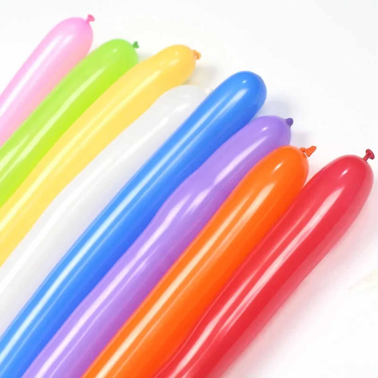 Deluxe Assorted Solid Color Sculpture Balloons 60 Inch