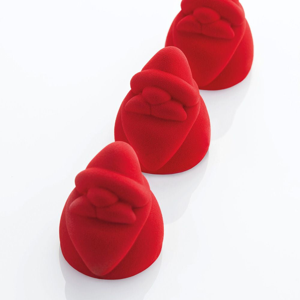 Pavoni Pavoflex PX4389 Silicone Santa Claus Mold, 12 Cavities