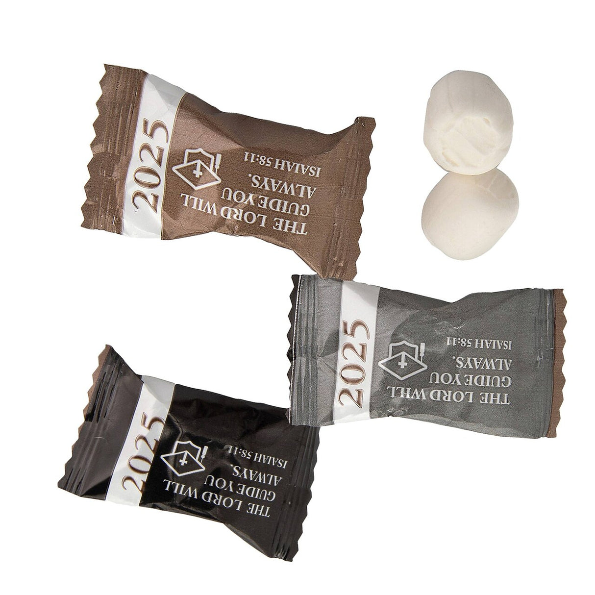 14 oz. Religious Class of 2025 Graduation Party Classic Buttermints - 108 Pc.