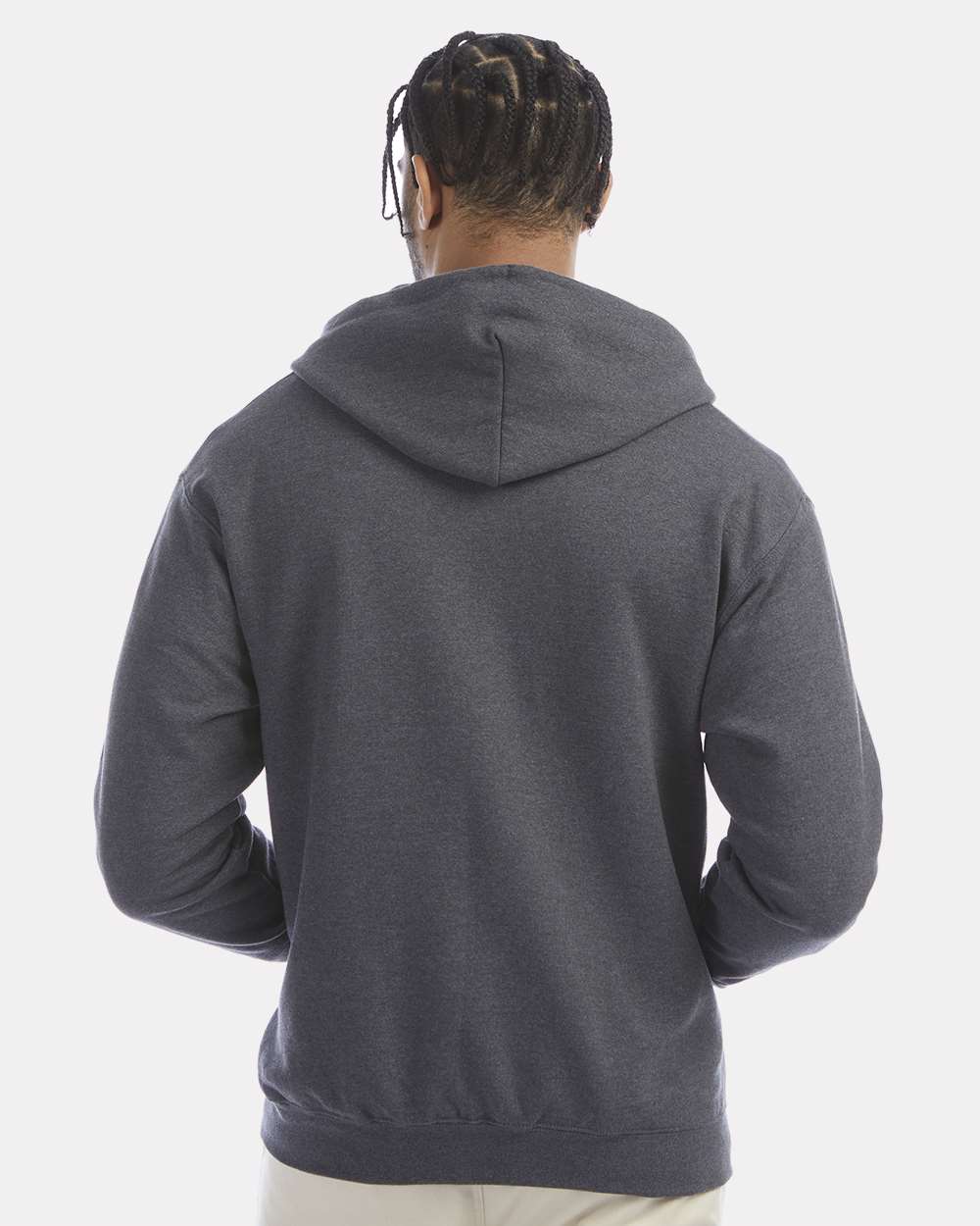 Champion® Powerblend Full-Zip Hooded Sweatshirt