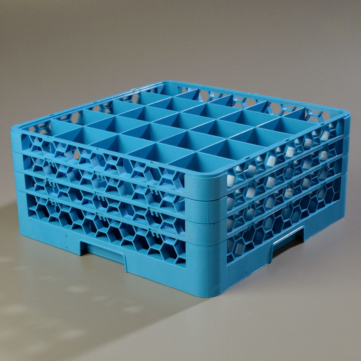 Carlisle OptiClean 25-Compartment Glass Dish Rack with 3 Extenders - Case of 2