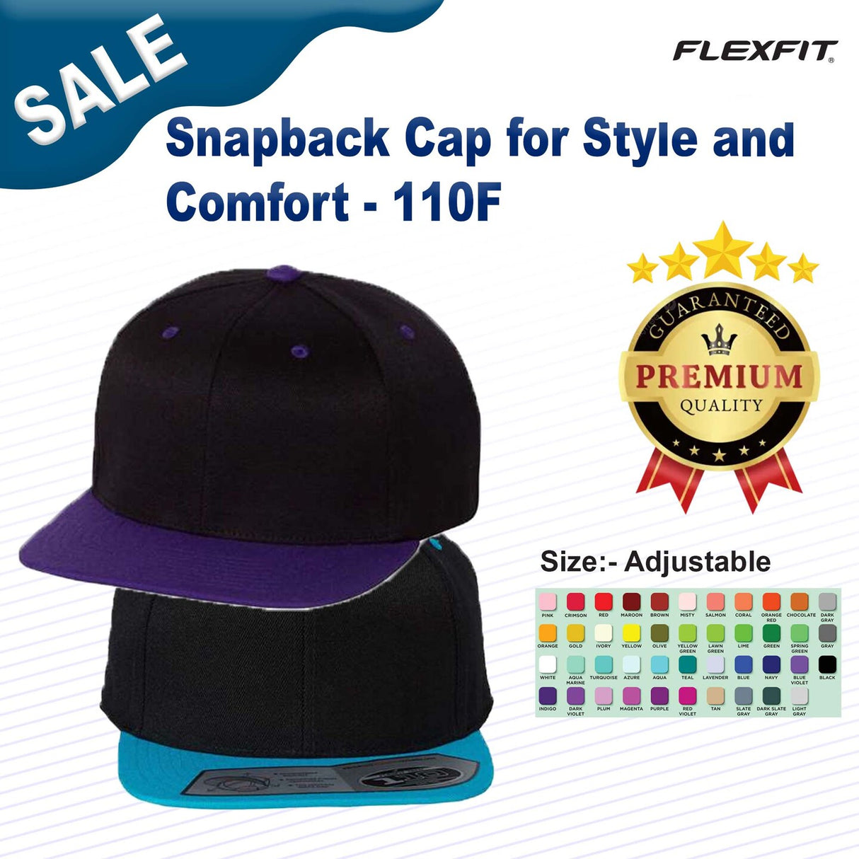 Flexfit® Snapback Cap for Style and Comfort