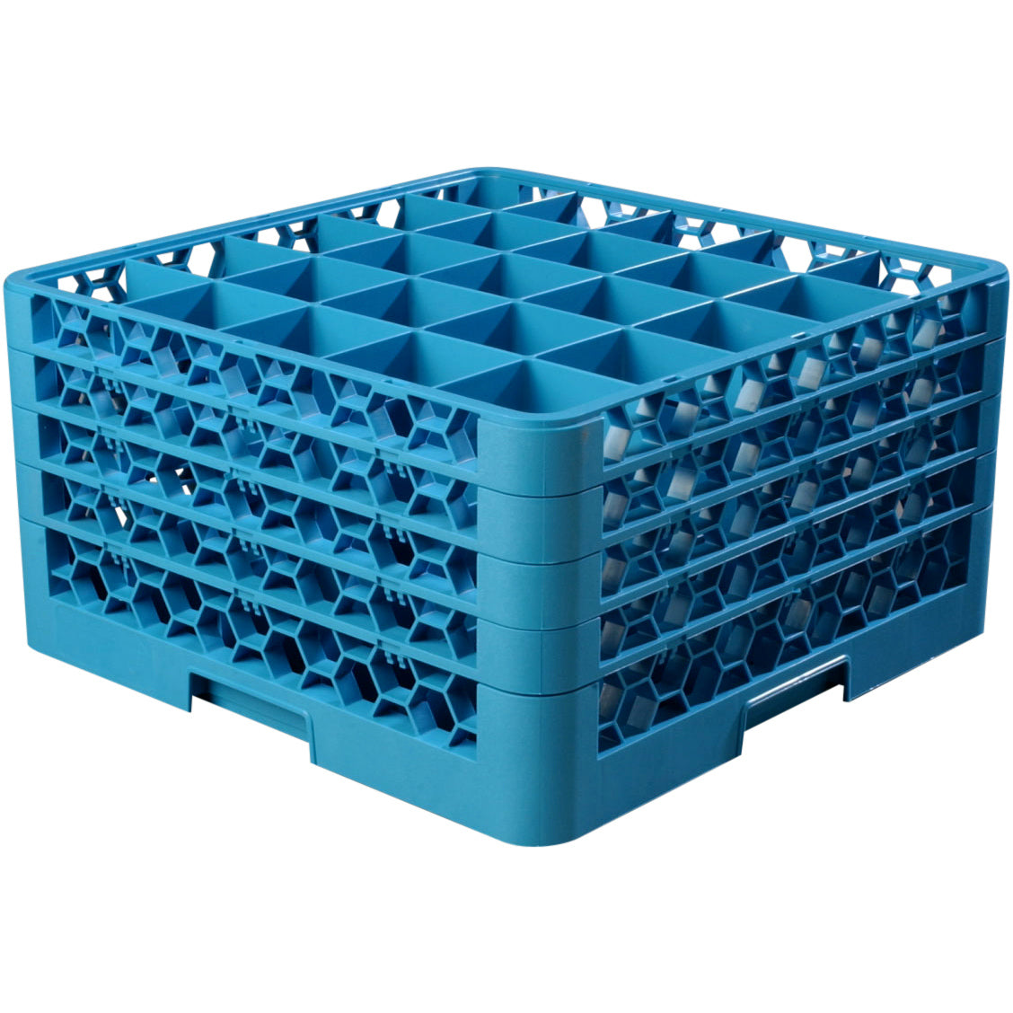 Carlisle OptiClean 25-Compartment Glass Dish Rack with 4 Extenders - Case of 2
