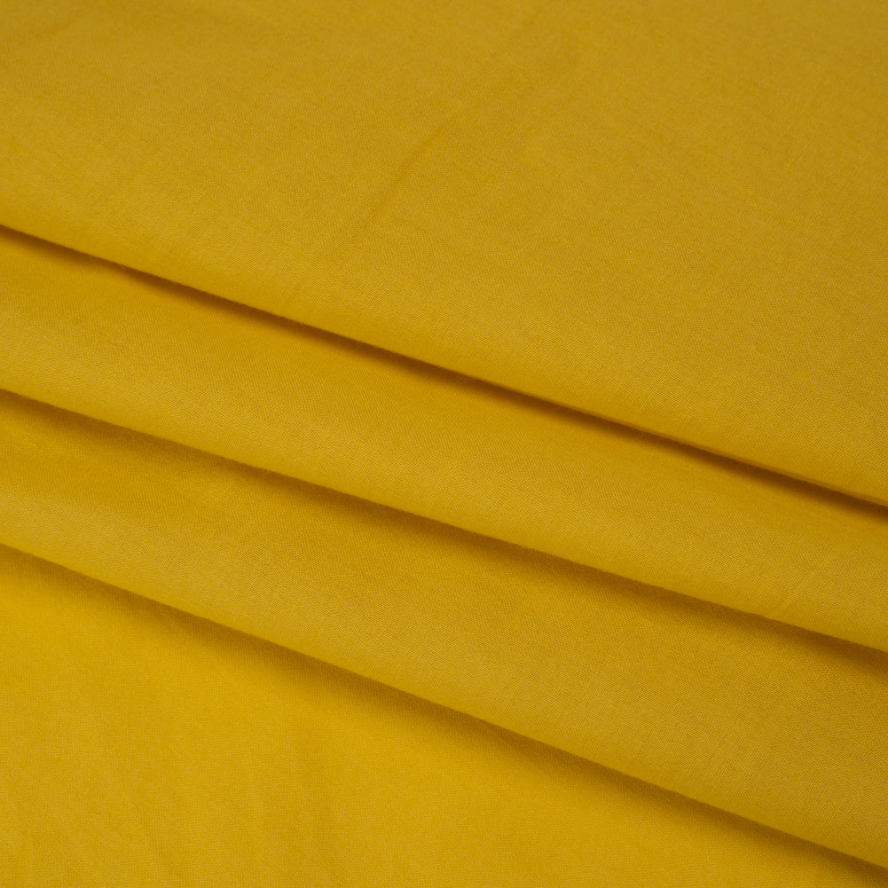 Cotton Voile - Daisy Daze Yellow - Famous Australian Designer Deadstock