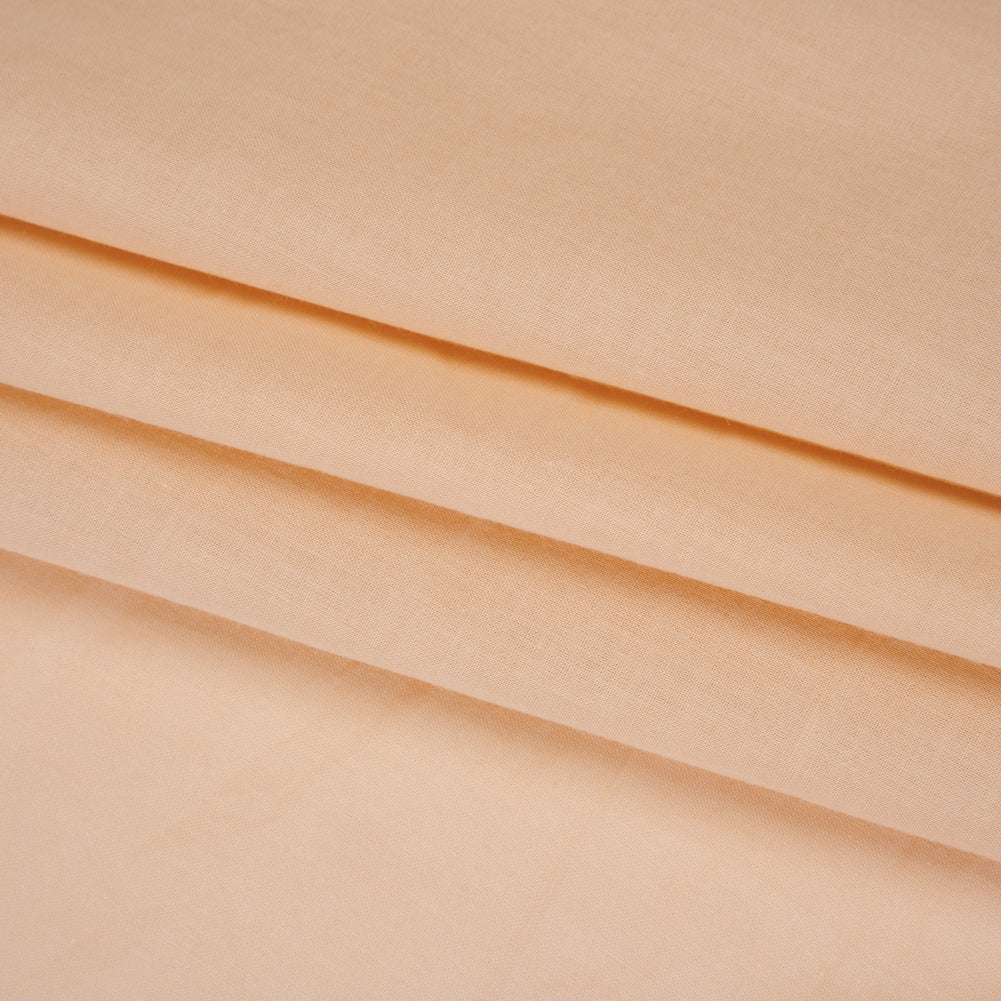 Cotton Voile - Peach Nougat - Famous Australian Designer Deadstock