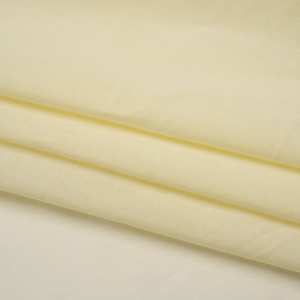 Cotton Voile Lining - Lemon Icing - Famous Australian Designer Deadstock