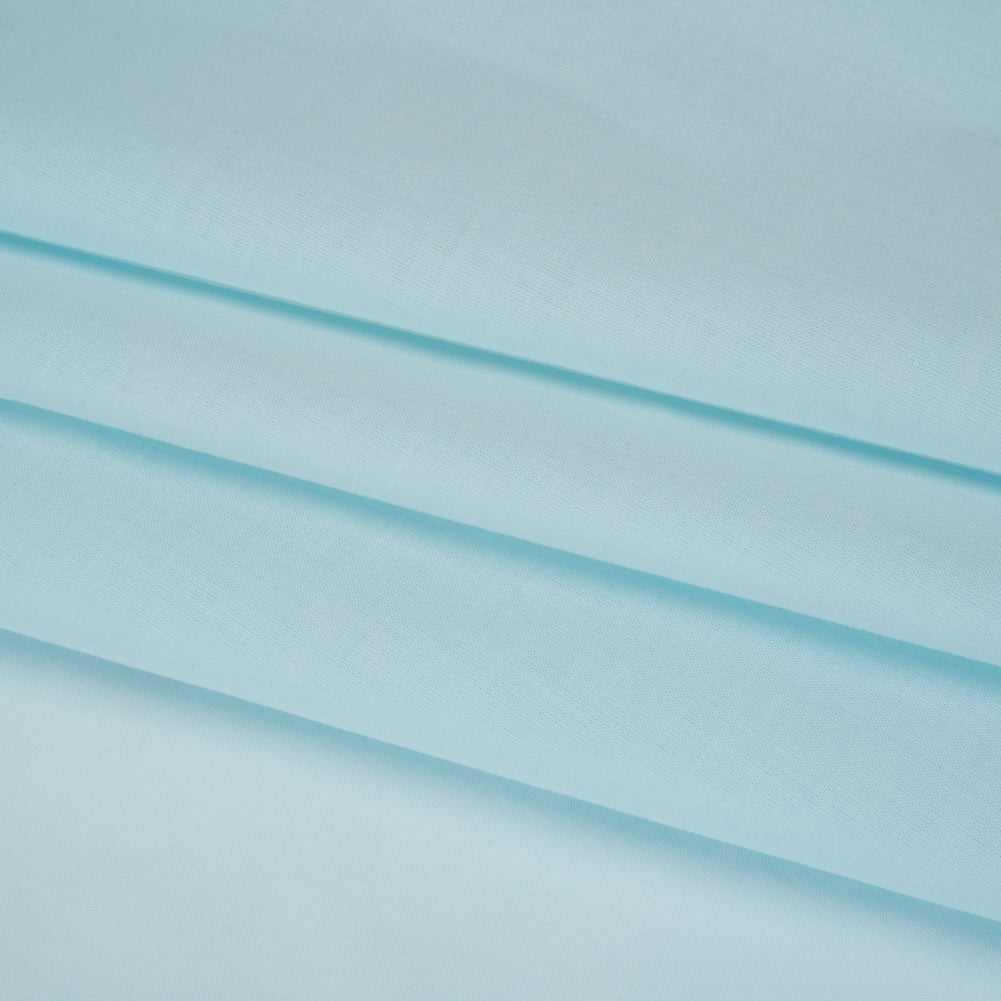 Cotton Voile Lining - Spun Sugar Blue - Famous Australian Designer Deadstock
