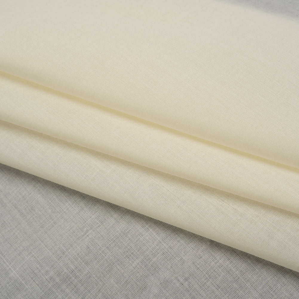 Cotton Voile Lining - Vanilla Ice - Famous Australian Designer Deadstock