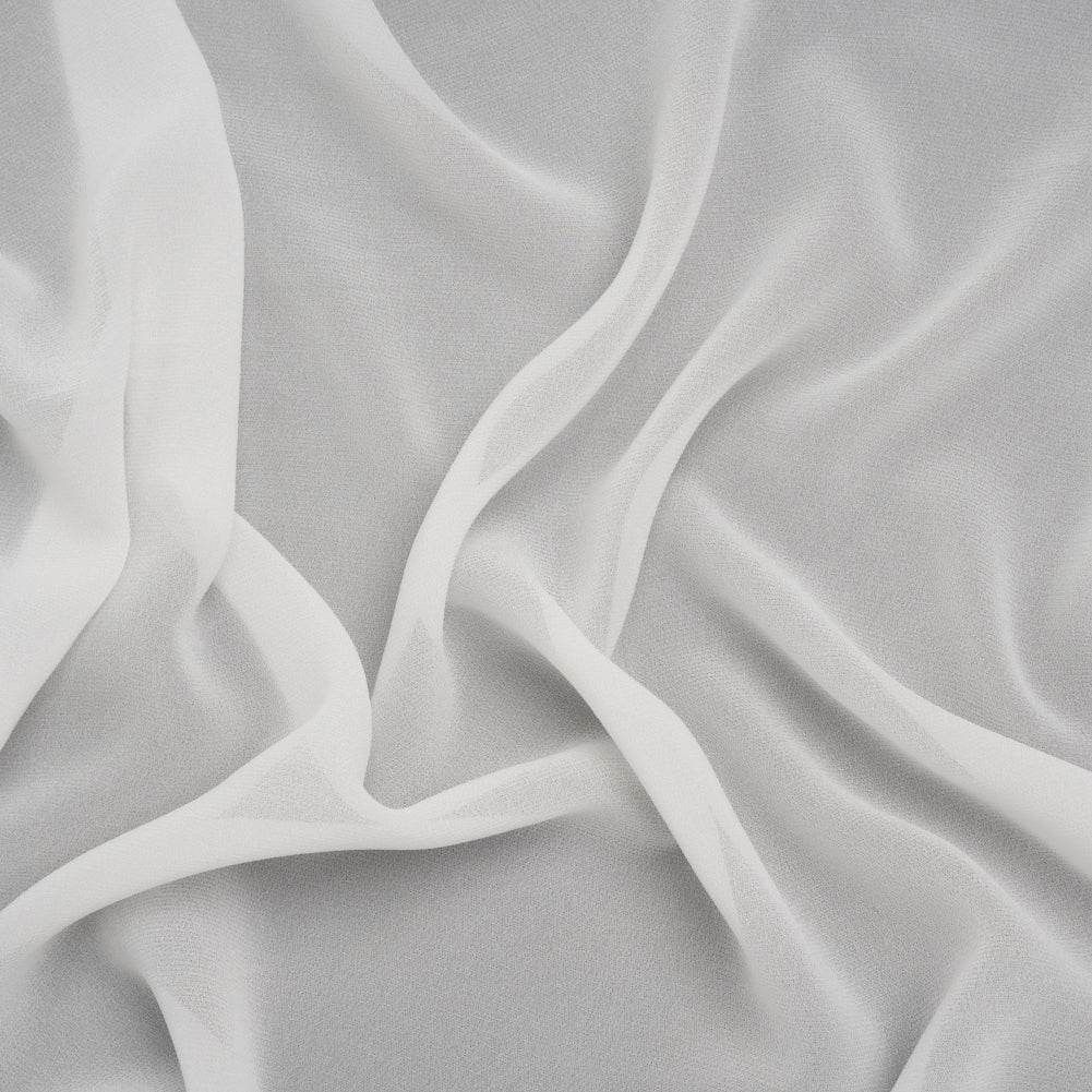 Viscose Georgette - Off White - Famous Australian Designer Deadstock
