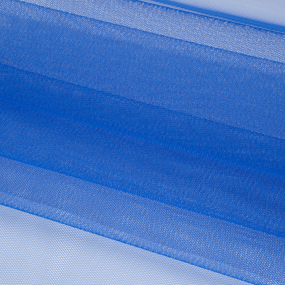 Stiff Polyester Tulle - Blue - Famous Australian Designer Deadstock