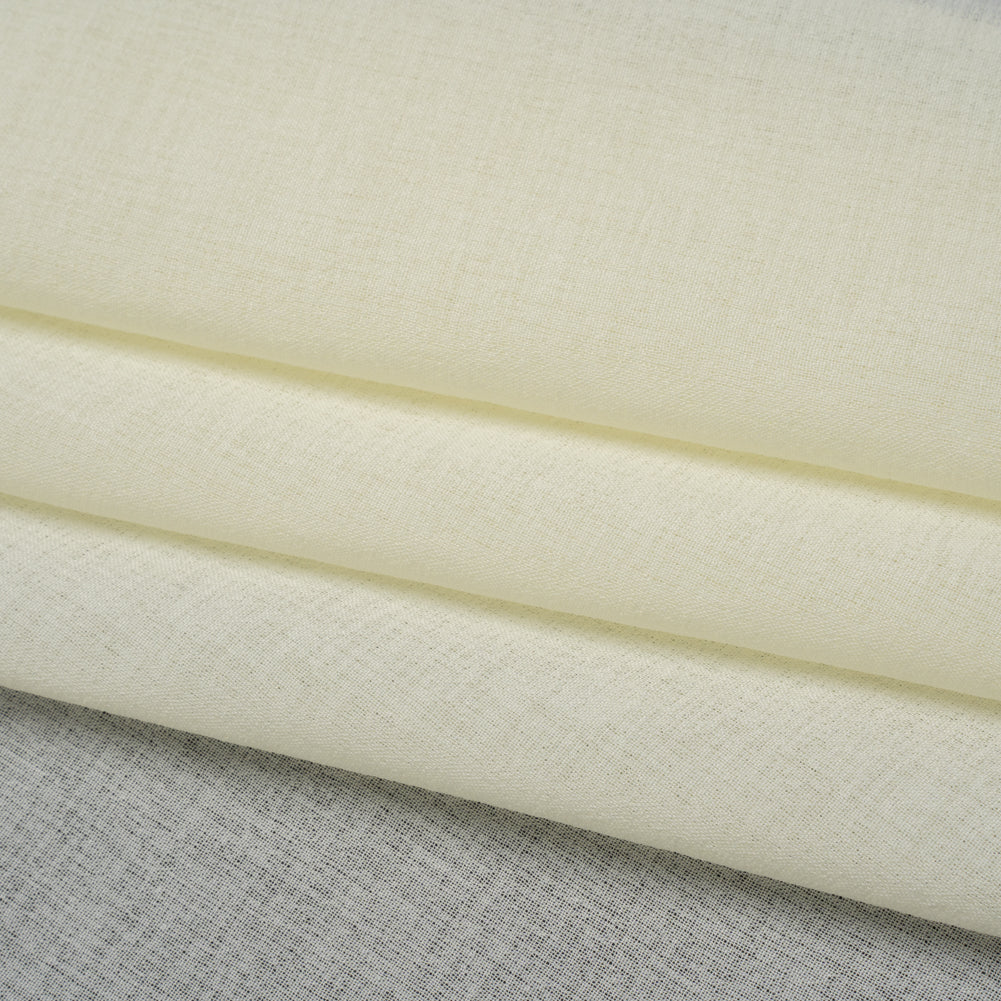 Crisp Polyester Gauze - Lemon Juice - Famous Australian Famous Australian Designer Deadstock