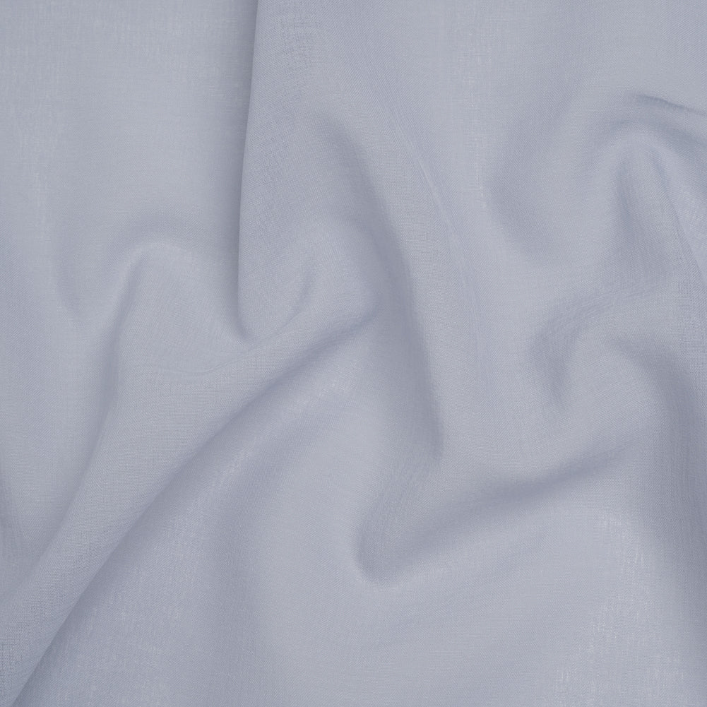 Crisp Polyester Gauze - Dusty Light Blue - Famous Australian Famous Australian Designer Deadstock