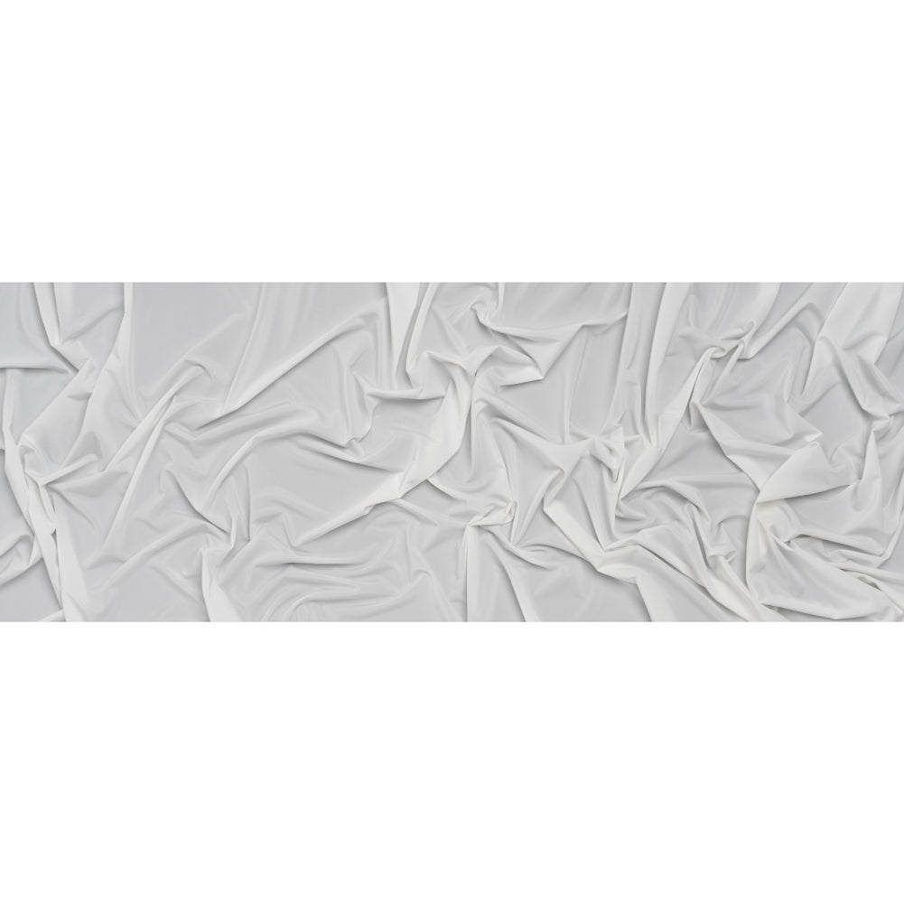 Stretch Polyester Jersey - Coconut Milk - Famous Australian Designer Deadstock
