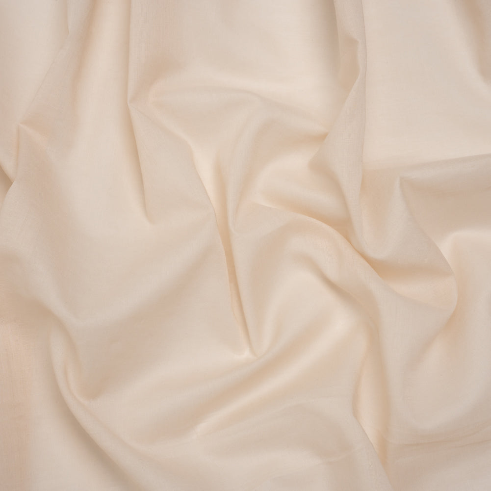 Cotton Voile Lining - Vanilla Cream - Famous Australian Designer Deadstock