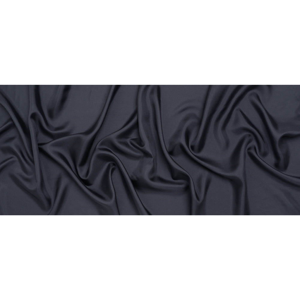Silk Twill - Gray Navy - Famous Australian Designer Deadstock