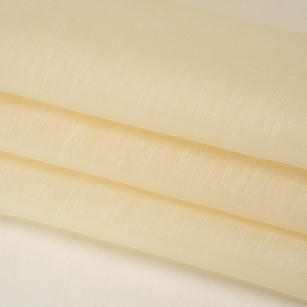 Linen and Silk Scrim - Shortbread - Famous Australian Designer Deadstock