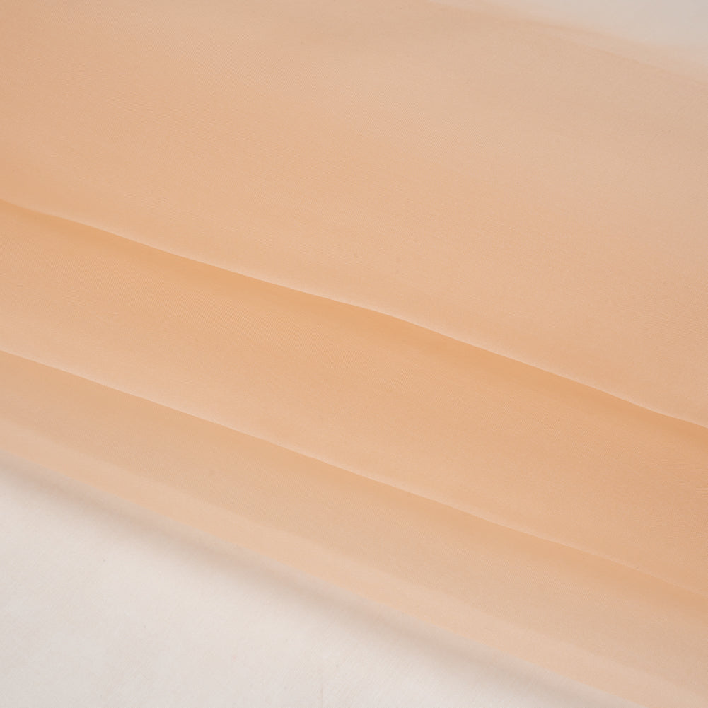 Silk Organza - Peach - Famous Australian Designer Deadstock