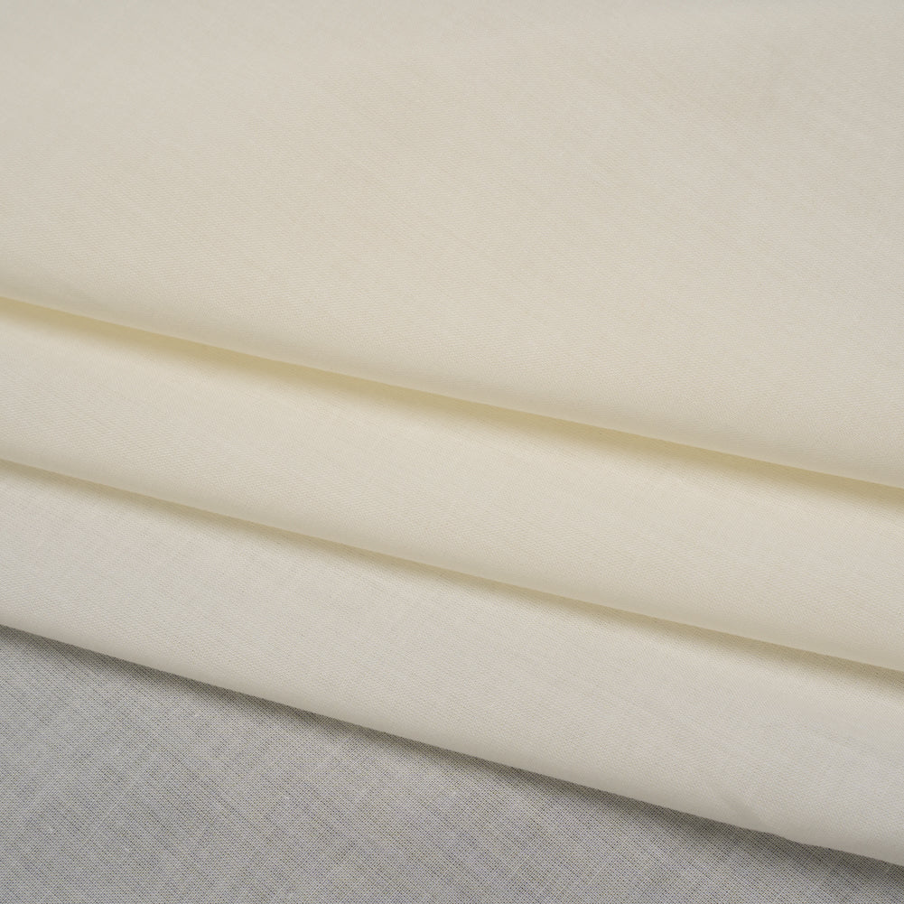 Cotton Voile Lining - White Smoke - Famous Australian Designer Deadstock