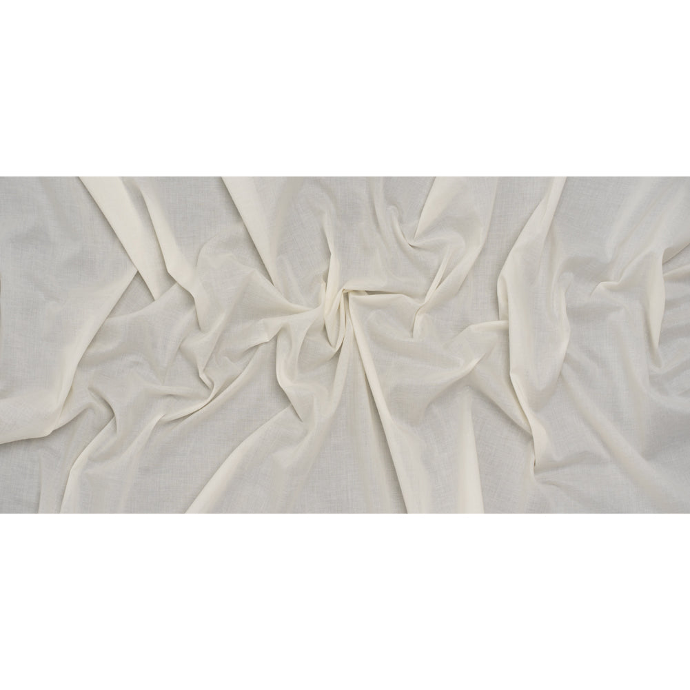 Cotton Voile Lining - White Smoke - Famous Australian Designer Deadstock