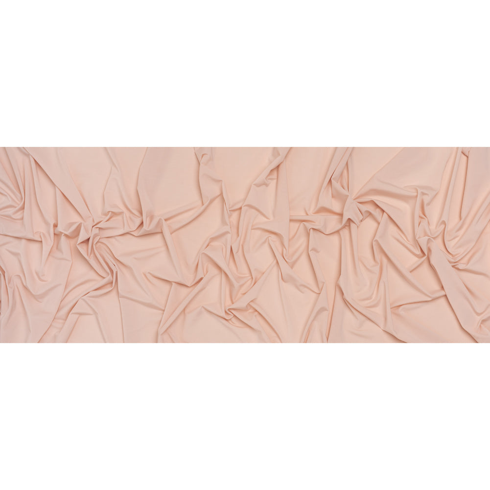 Stretch Polyester Jersey - Candlelight Peach - Famous Australian Designer Deadstock