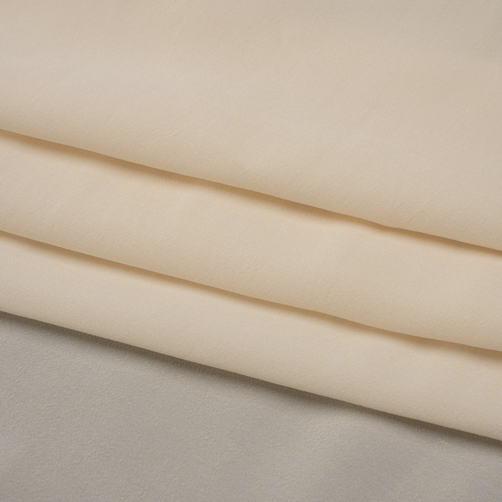 Viscose Crepe de Chine - Buff - Famous Australian Designer Deadstock