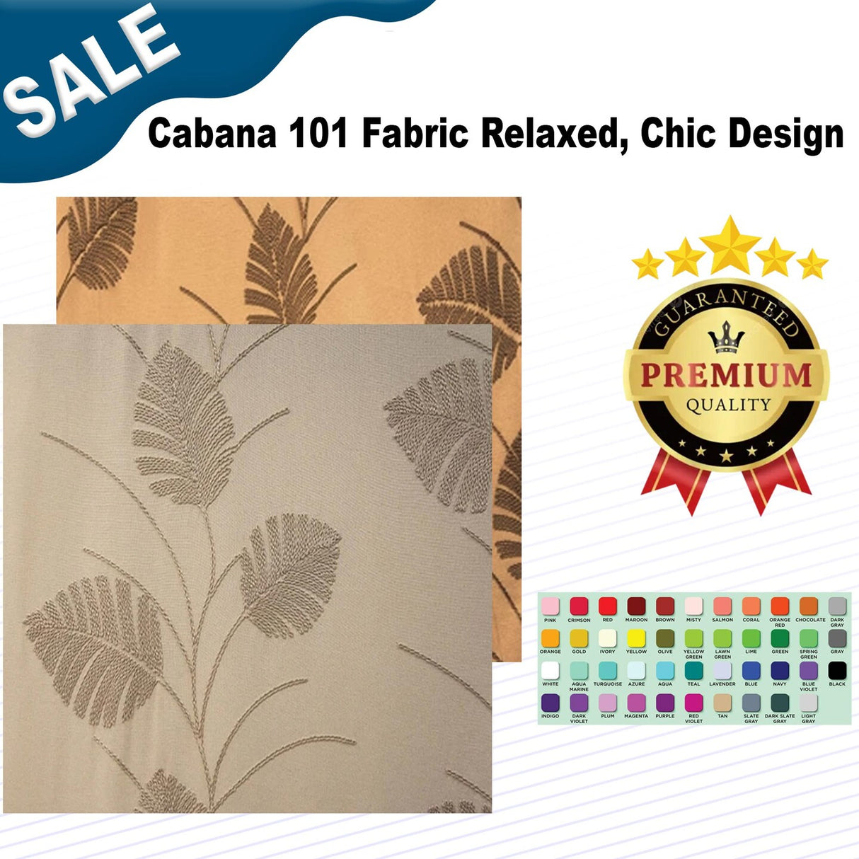 Cabana 101 Fabric Relaxed, Chic Design