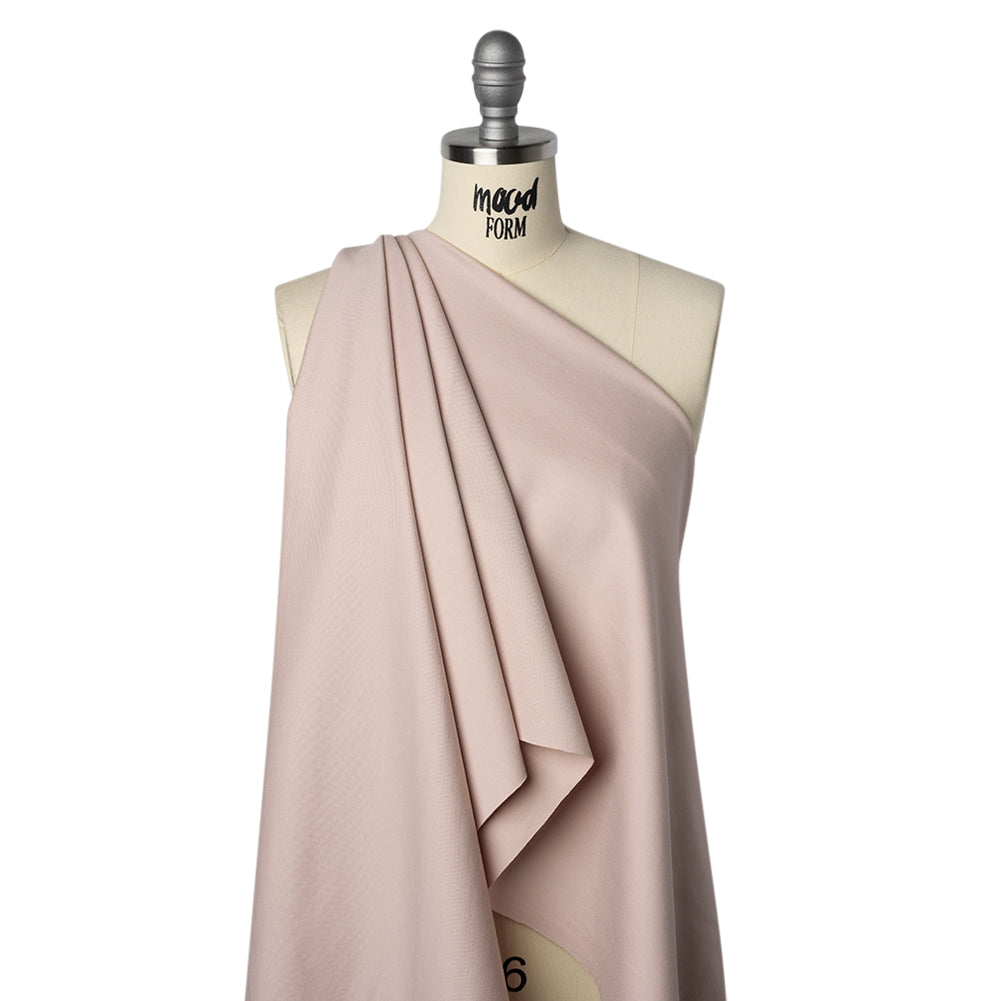 Stretch Ponte Knit - Truffle Pink - Designer Deadstock