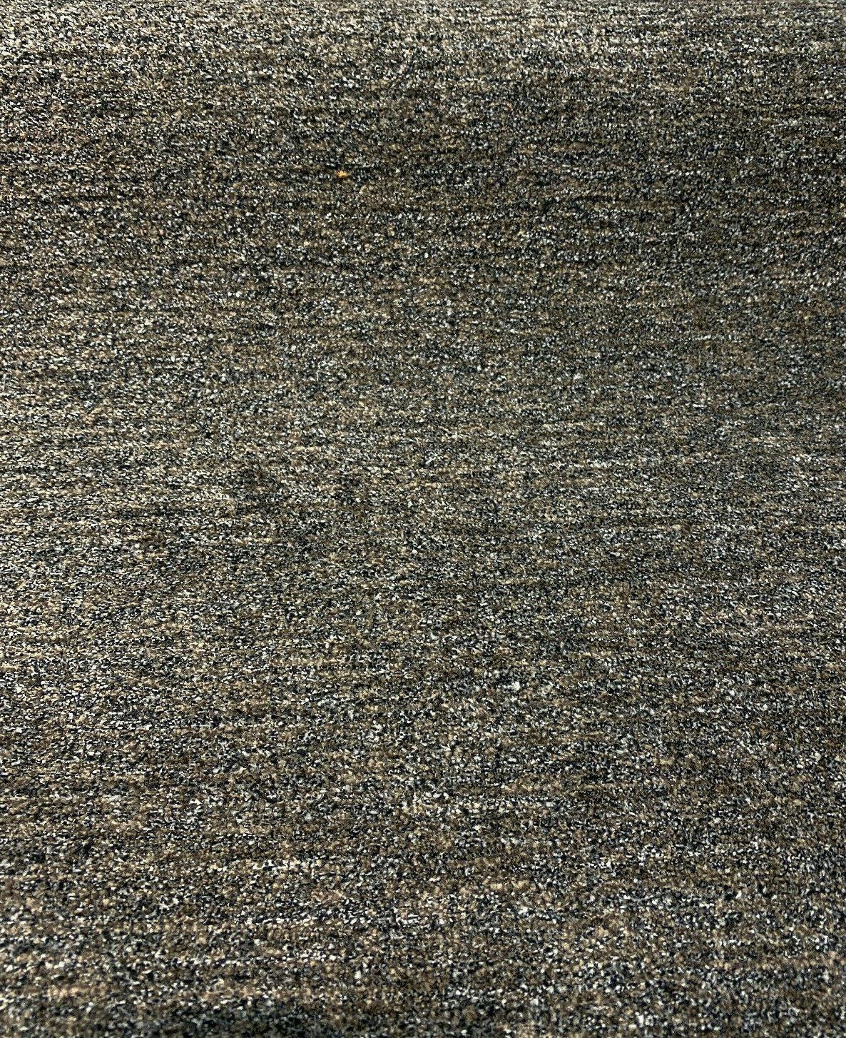 Mesmerize Chenille Upholstery Fabric - Dark Gray, Light Brown, Black Hints, 57" Width (1 Yard)