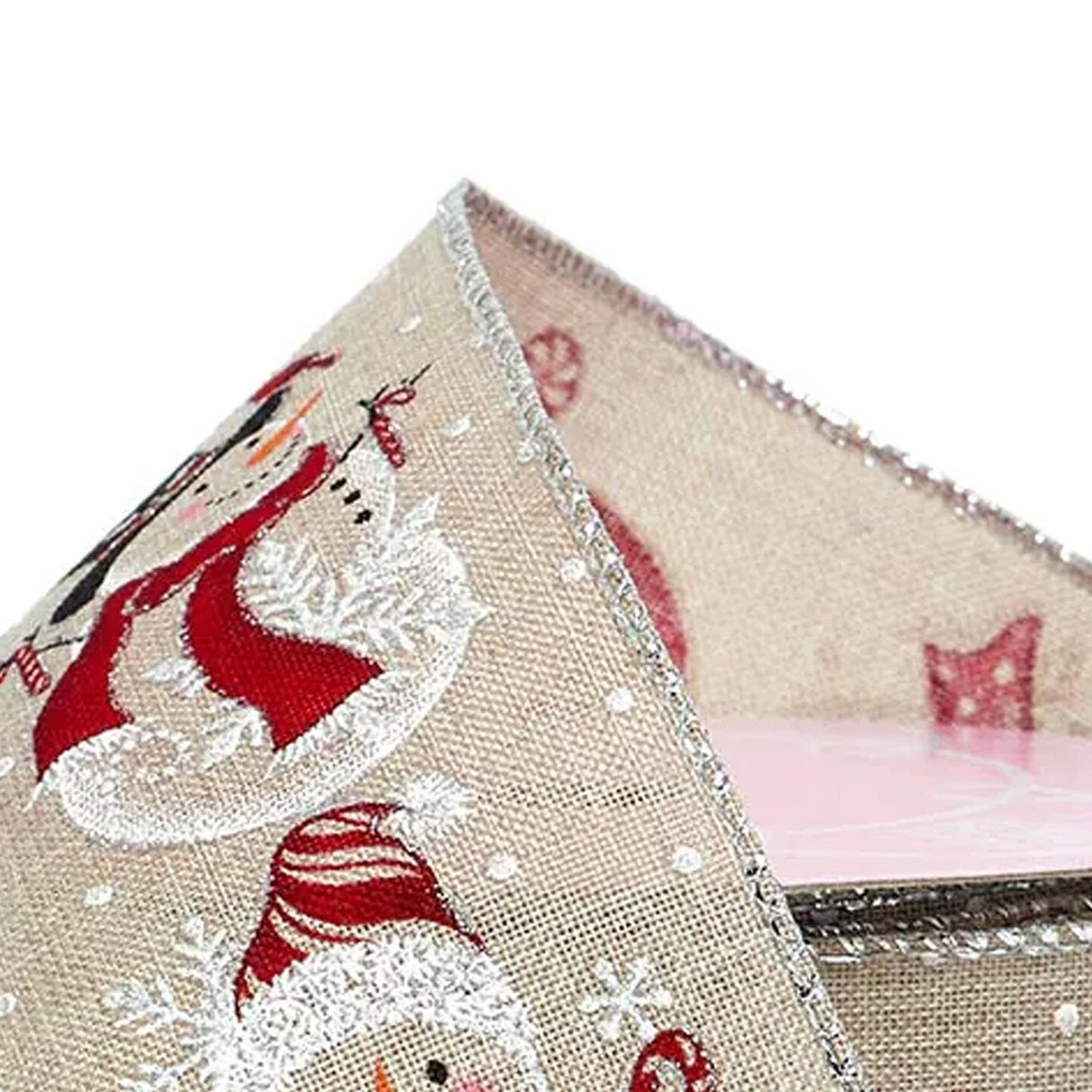 1 Roll Christmas Ribbons for Craft Projects 2.5" x 10 yd