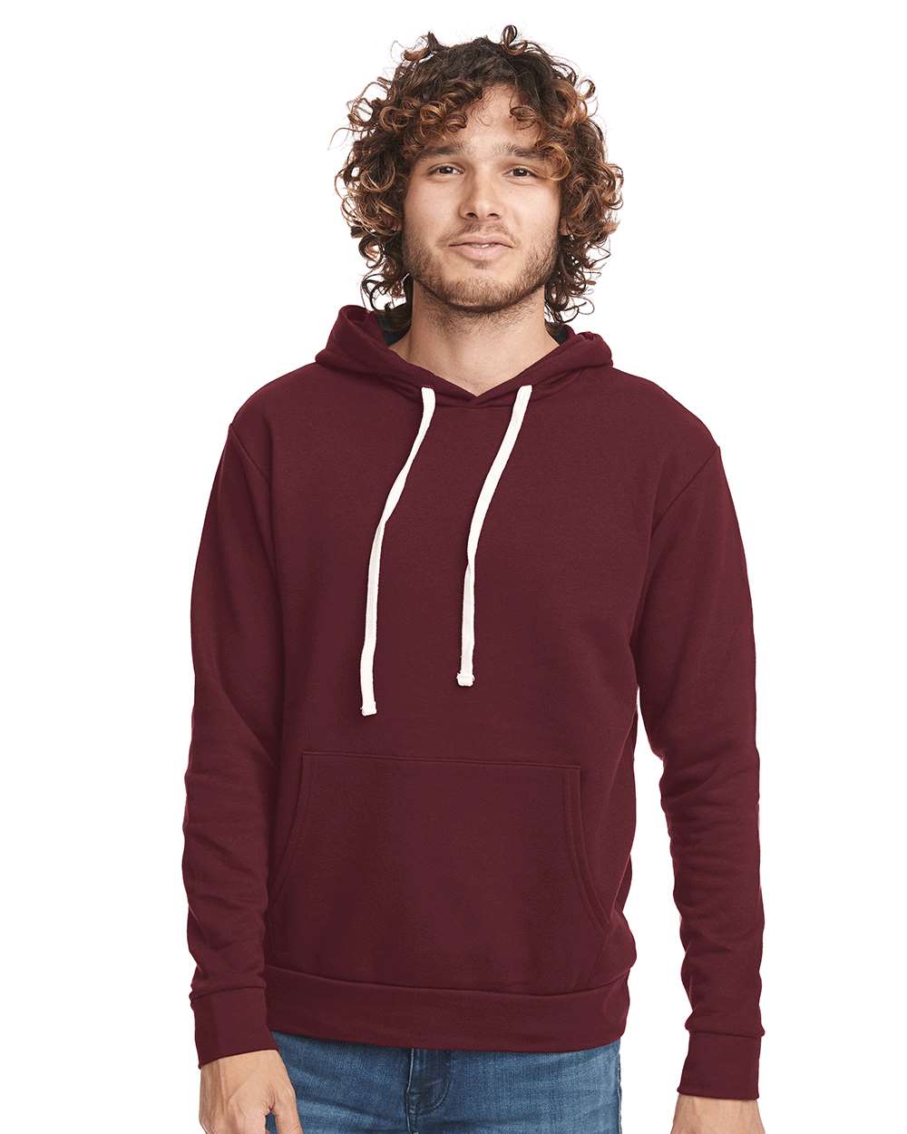 Next Level® Santa Barbara Long Sleeve Hoodie Sweatshirt