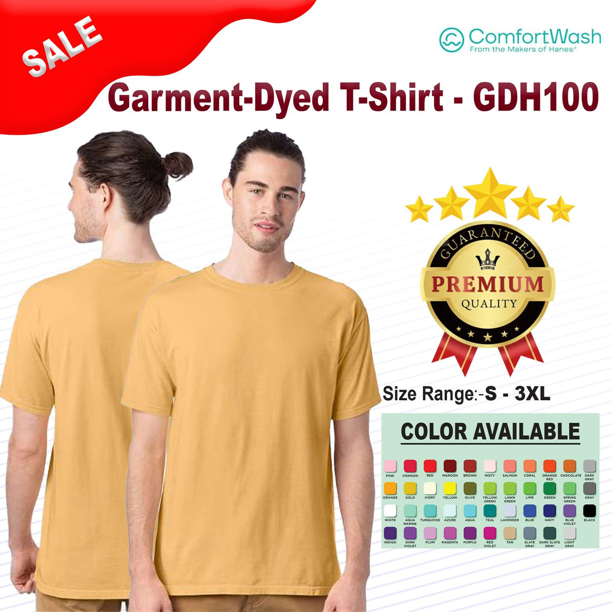 Hanes® Garment Dyed T-Shirt