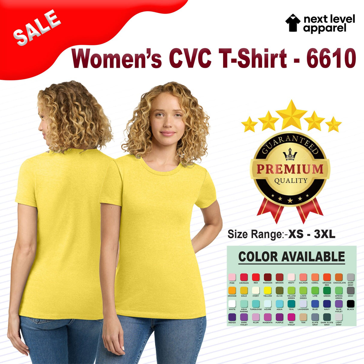 Next Level® Neutrals Women's Short Sleeve CVC T-Shirt