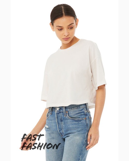 Bella + Canvas® FWD Fashion Ladies Short Sleeve Jersey Cropped T-Shirt