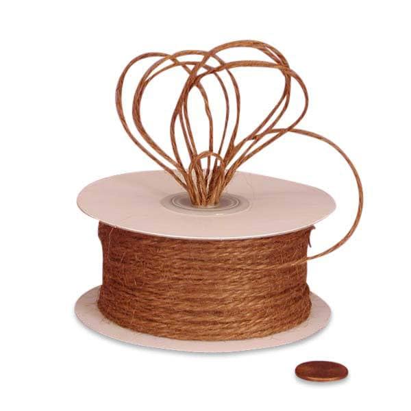 Sable Colored Jute Cord 2 Ply – 1.5mm x 100 Yards (1 Roll)