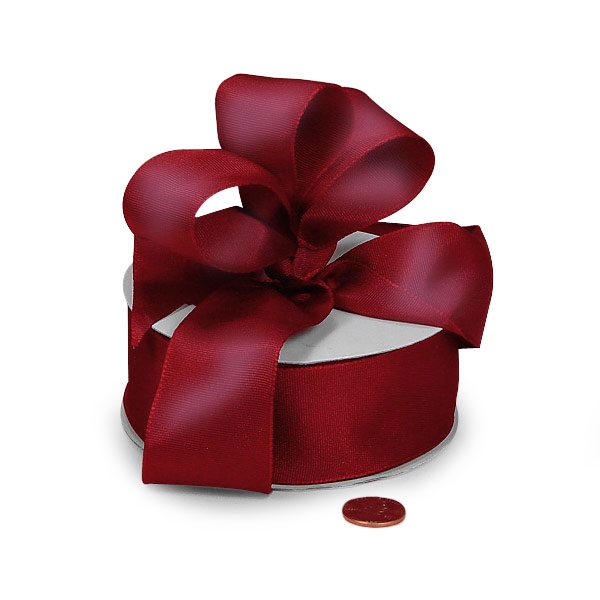 Two-Toned Wired Taffeta Ribbon 1 1/2 '' X 25 yd Red/Purple Color 1 / roll