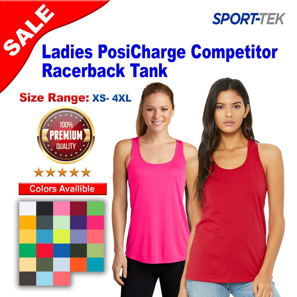 Sport-Tek® Ladies PosiCharge Competitor Racerback Tank