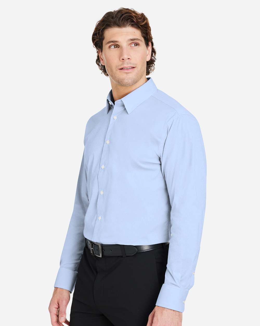 Devon & Jones® Men’s Luxury Microstripe Dress Shirt Lightweight Breathable and Performance Ready