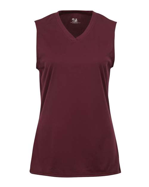 Badger Girls' B-Core Sleeveless Performance T-Shirt