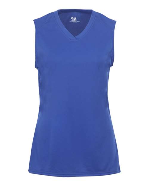 Badger Girls' B-Core Sleeveless Performance T-Shirt