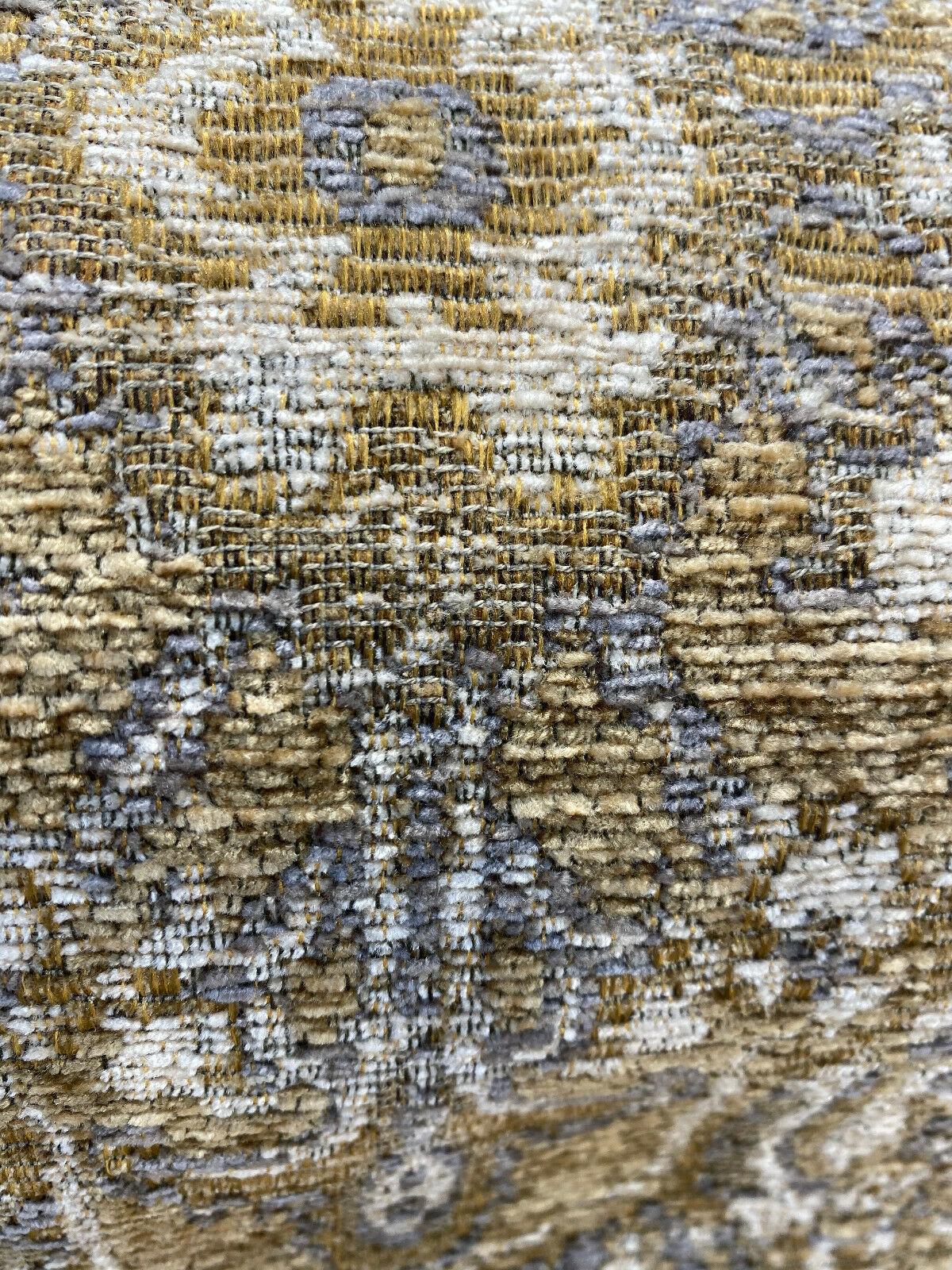 Hamaden Chenille Upholstery Fabric - Alabaster Gold, Heavyweight, 56" Width (1 Yard)