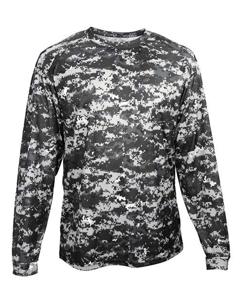 Youth Digital Camo Long Sleeve Performance T-Shirt