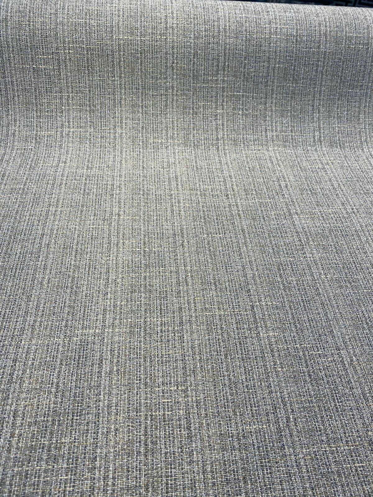 Swavelle All That Glam Polyester Upholstery Fabric - Gray Beige Sparkle Bits, 58" Width (1 Yard)